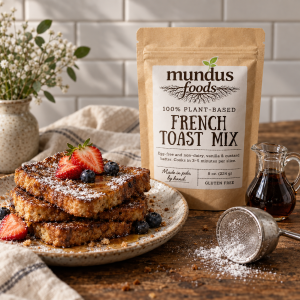 Gluten-free plant-based French toast mix