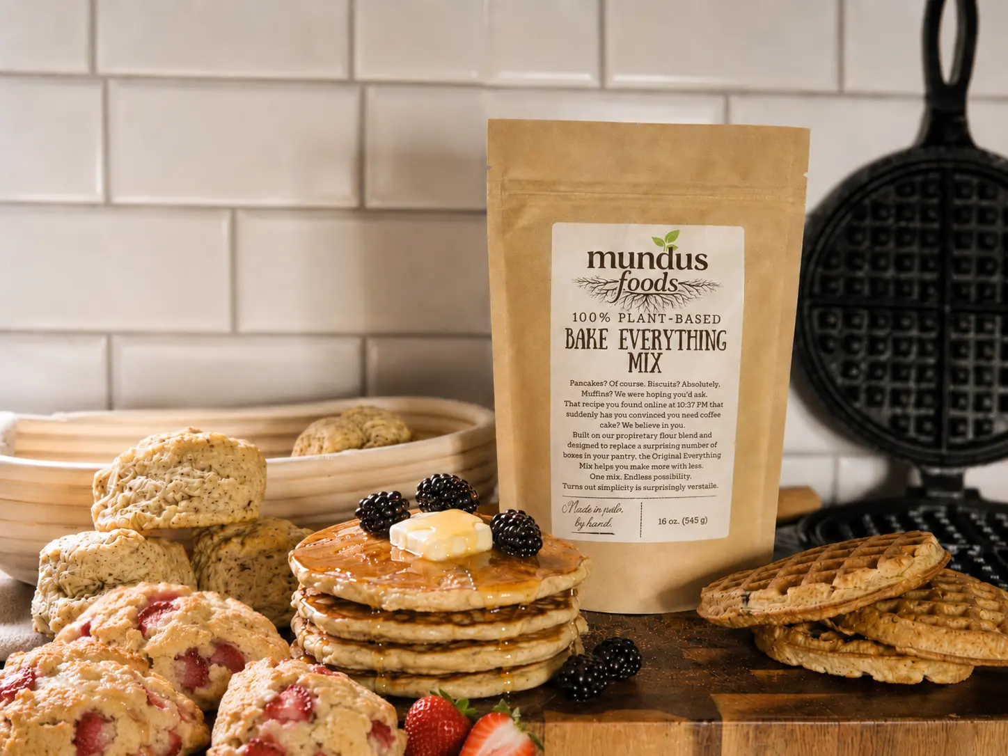 Mundus Foods Plant-Based Bake Everything Mix package
